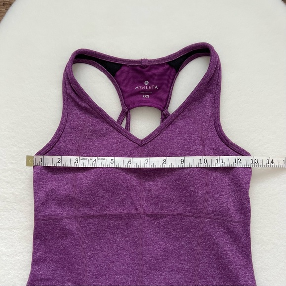 Athleta Equator Tank Top Sports Bra Purple XXS - Picture 12 of 14